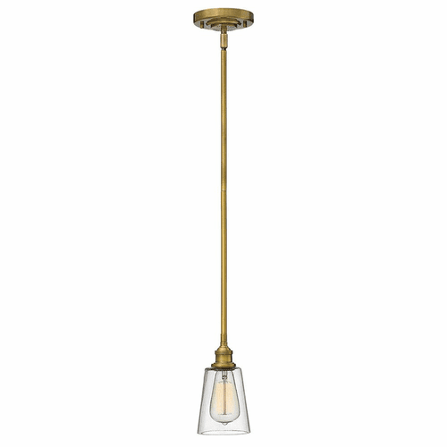 Hinkley Gatsby Mini-Pendant - Heritage Brass - 4937HB