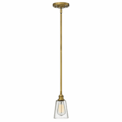 Hinkley Gatsby Mini-Pendant - Heritage Brass - 4937HB