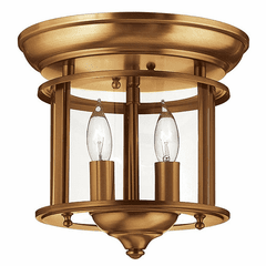 Hinkley Gentry Flush Mount - Heirloom Brass - 3472HR