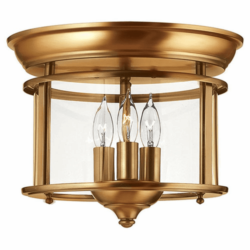 Hinkley Gentry Flush Mount - Heirloom Brass - 3473HR