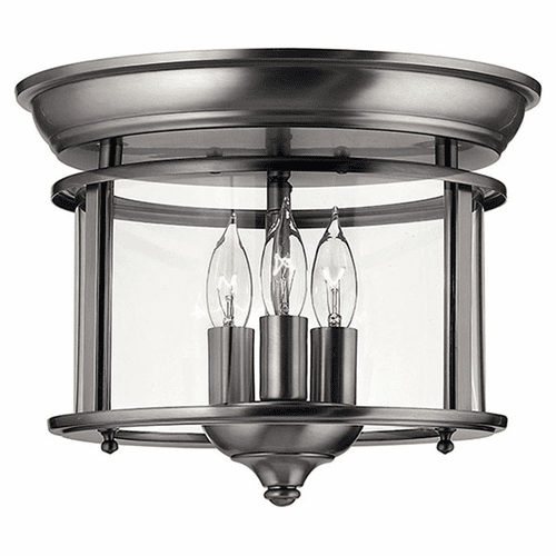 Hinkley Gentry Flush Mount - Pewter - 3473PW