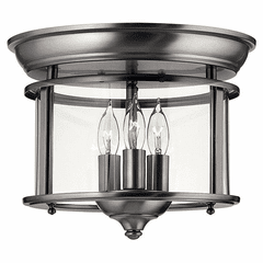 Hinkley Gentry Flush Mount - Pewter - 3473PW