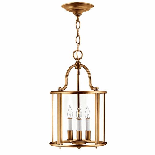 Hinkley Gentry Single Tier Foyer Light - Heirloom Brass - 3474HR