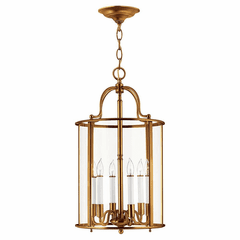 Hinkley Gentry Single Tier Foyer Light - Heirloom Brass - 3478HR Hinkley Gentry Single Tier Foyer Light - Heirloom Brass - 3478HR
