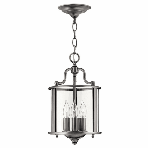 Hinkley Gentry Single Tier Foyer Light - Pewter - 3470PW