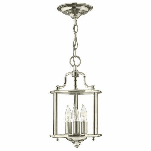 Hinkley Gentry Single Tier Foyer Light - Polished Nickel - 3470PN