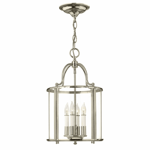 Hinkley Gentry Single Tier Foyer Light - Polished Nickel - 3474PN