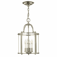 Hinkley Gentry Single Tier Foyer Light - Polished Nickel - 3474PN