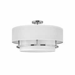 Hinkley Graham Large Semi-Flush Mount - Polished Nickel - 38894PN