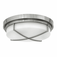 Hinkley Halsey Flush Mount - Brushed Nickel - 4382BN Hinkley Halsey Flush Mount - Brushed Nickel - 4382BN
