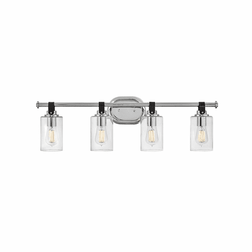 Hinkley Halstead Four Light Bath Vanity - Chrome - 52884CM