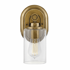 Hinkley Halstead Single Light Bath Vanity - Heritage Brass - 52880HB