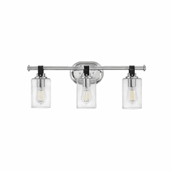 Hinkley Halstead Three Light Bath Vanity - Chrome - 52883CM