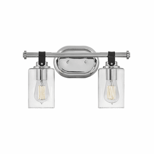 Hinkley Halstead Two Light Bath Vanity - Chrome - 52882CM