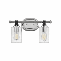 Hinkley Halstead Two Light Bath Vanity - Chrome - 52882CM