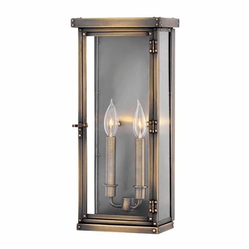 Hinkley Hamilton Outdoor Large Wall Mount - Dark Antique Brass - 2005DS