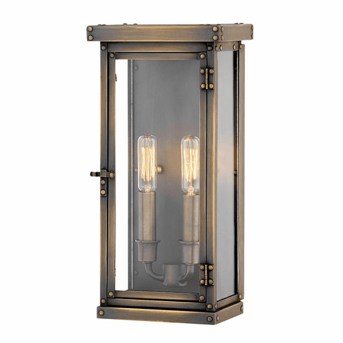 Hinkley Hamilton Outdoor Medium Wall Mount - Dark Antique Brass - 2004DS