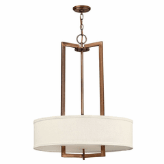 Hinkley Hampton Inverted Pendant - Brushed Bronze - 3204BR-LED Hinkley Hampton Inverted Pendant - Brushed Bronze - 3204BR-LED