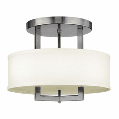 Hinkley Hampton Semi-Flush Mount - Antique Nickel - 3200AN Hinkley Hampton Semi-Flush Mount - Antique Nickel - 3200AN