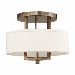 Hinkley Hampton Semi-Flush Mount - Brushed Bronze - 3200BR Hinkley Hampton Semi-Flush Mount - Brushed Bronze - 3200BR