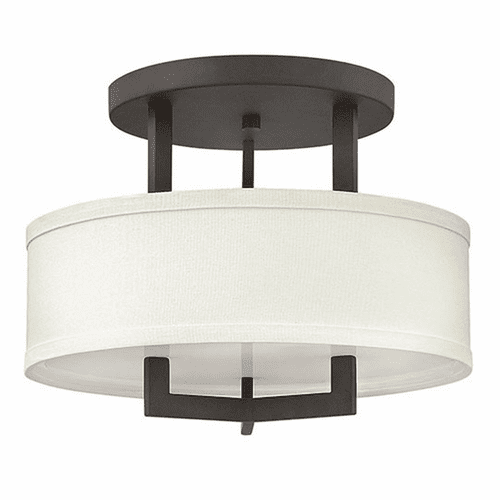 Hinkley Hampton Semi-Flush Mount - Buckeye Bronze - 3200KZ-LED