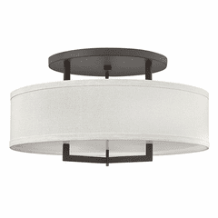 Hinkley Hampton Semi-Flush Mount - Buckeye Bronze - 3211KZ-LED
