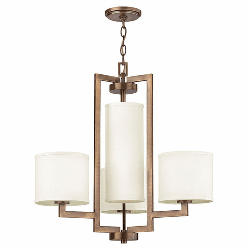 Hinkley Hampton Single Tier Chandelier - Brushed Bronze - 3209BR
