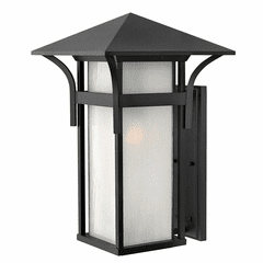 Hinkley Harbor Outdoor Extra Large Wall Mount - Satin Black - 2579SK-LED Hinkley Harbor Outdoor Extra Large Wall Mount - Satin Black - 2579SK-LED