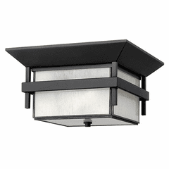 Hinkley Harbor Outdoor Flush Mount - Satin Black - 2573SK-LED