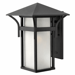 Hinkley Harbor Outdoor Large Wall Mount - Satin Black - 2575SK-LED Hinkley Harbor Outdoor Large Wall Mount - Satin Black - 2575SK-LED
