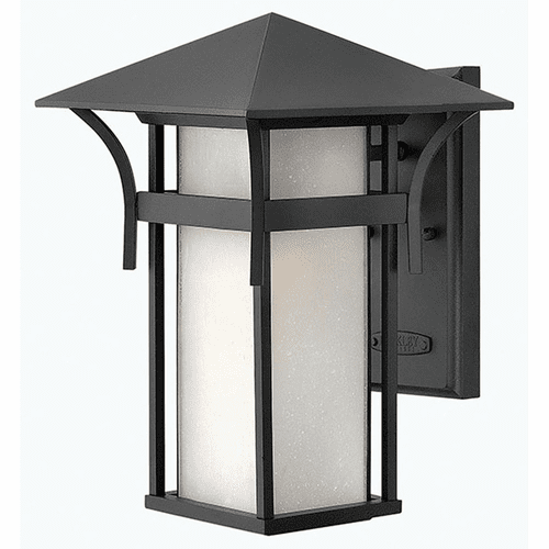 Hinkley Harbor Outdoor Medium Wall Mount - Satin Black - 2574SK