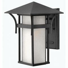 Hinkley Harbor Outdoor Medium Wall Mount - Satin Black - 2574SK