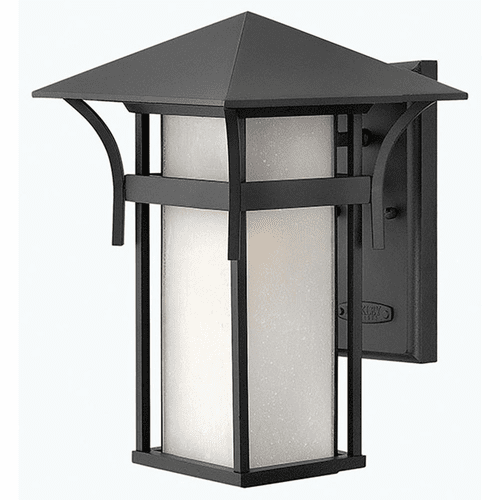 Hinkley Harbor Outdoor Medium Wall Mount - Satin Black - 2574SK-LED