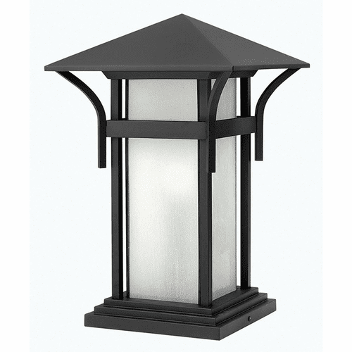 Hinkley Harbor Outdoor Pier Mount - Satin Black - 2576SK-LED