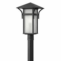 Hinkley Harbor Outdoor Post Top/ Pier Mount - Satin Black - 2571SK-LED Hinkley Harbor Outdoor Post Top/ Pier Mount - Satin Black - 2571SK-LED