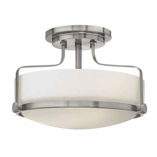 Hinkley Harper Semi-Flush Mount - Brushed Nickel - 3641BN-LED