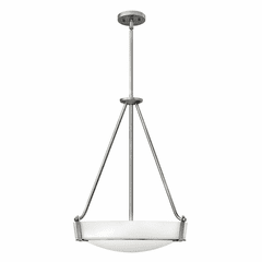 Hinkley Hathaway Stem Hung Foyer Light - Antique Nickel - 3222AN