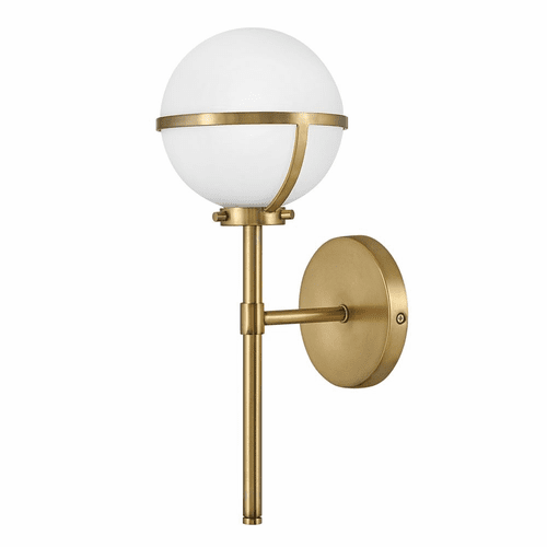 Hinkley Hollis Bathroom Wall Sconce - Heritage Brass - 5660HB-LL