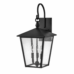 Hinkley Huntersfield Large Outdoor Wall Mount Lantern - Black - 14065BK