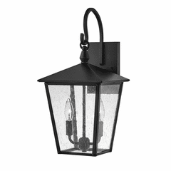 Hinkley Huntersfield Medium Outdoor Wall Mount Lantern - Black - 14064BK
