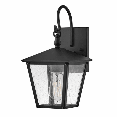 Hinkley Huntersfield Small Outdoor Wall Mount Lantern - Black - 14060BK