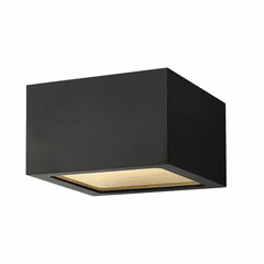 Hinkley Kube Outdoor Flush Mount - Satin Black - 1765SK