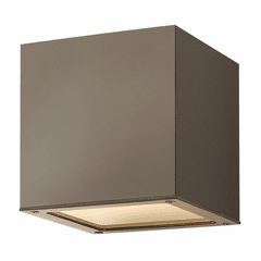 Hinkley Kube Outdoor Small Wall Mount - Bronze - 1768BZ Hinkley Kube Outdoor Small Wall Mount - Bronze - 1768BZ