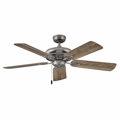 Hinkley Lafayette 52" Ceiling Fan - Pewter - 901152FPW-NID