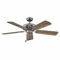 Hinkley Lafayette 52" Ceiling Fan - Pewter - 901152FPW-NID
