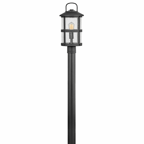 Hinkley Lakehouse 1-LT Outdoor Post Mount - Black - 2687BK