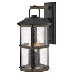 Hinkley Lakehouse 3-LT Extra Large Wall Mount Lantern - Aged Zinc - 2688DZ