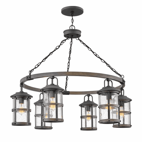 Hinkley Lakehouse Outdoor Hanging Light - Aged Zinc - 2689DZ