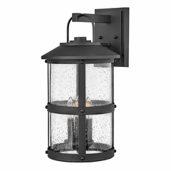 Hinkley Lakehouse Outdoor Large Wall Mount Lantern - Black - 2685BK-LL Hinkley Lakehouse Outdoor Large Wall Mount Lantern - Black - 2685BK-LL