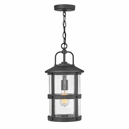 Hinkley Lakehouse Outdoor Medium Hanging Lantern - Black - 2682BK-LL
